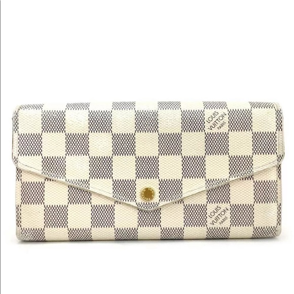 Louis Vuitton Handbags - SALE Louis Vuitton Damier Azur Sarah Wallet+LV Box